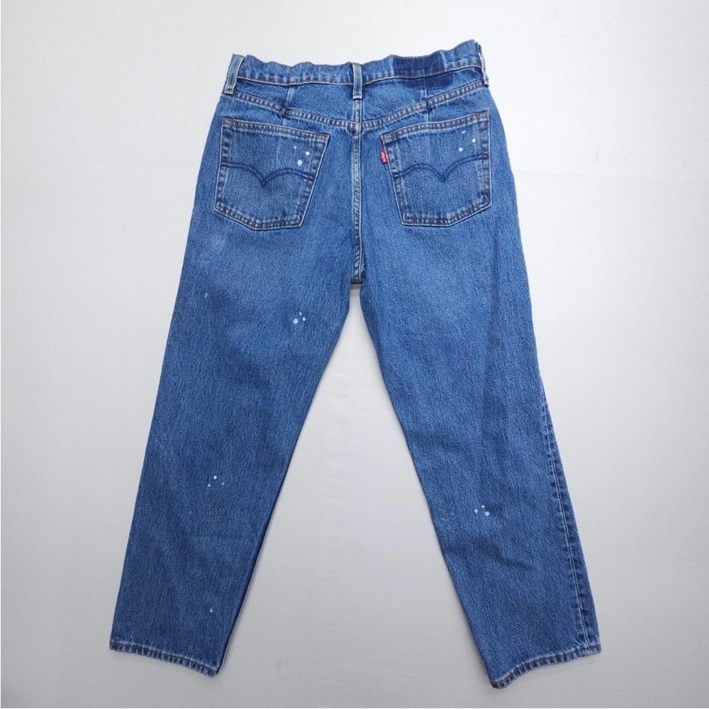 Levi's REVOLVE Altered Straight No Limits Ankle Jeans 29x25 Button Fly Women’s - Picture 5 of 12
